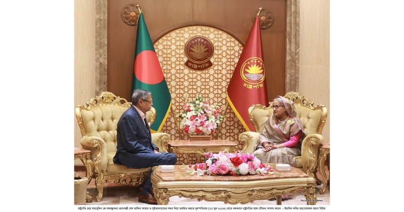 PM meets President at Bangabhaban