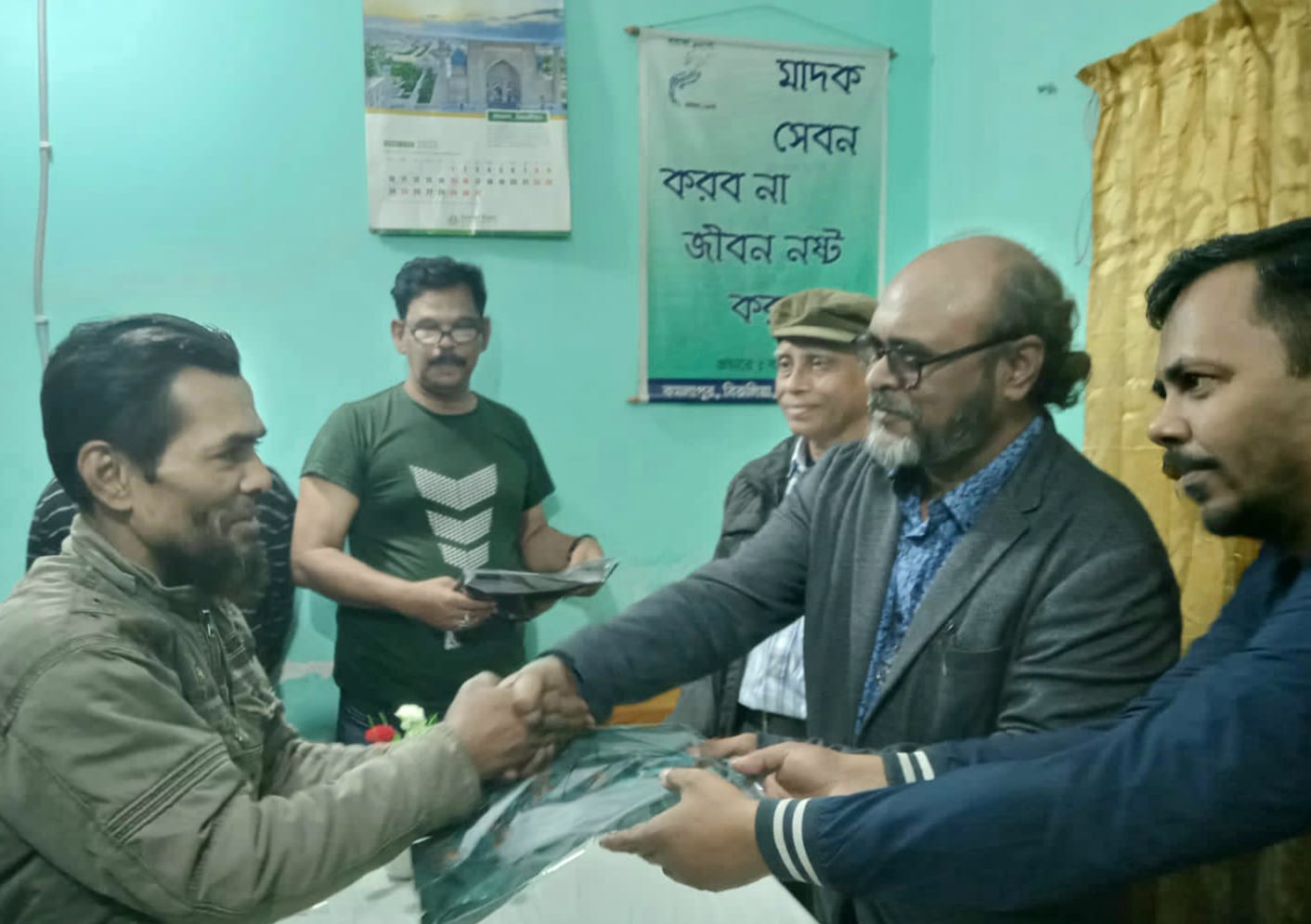 BARACA Male Drop-in Centre Khilgaon distributed  Clothes