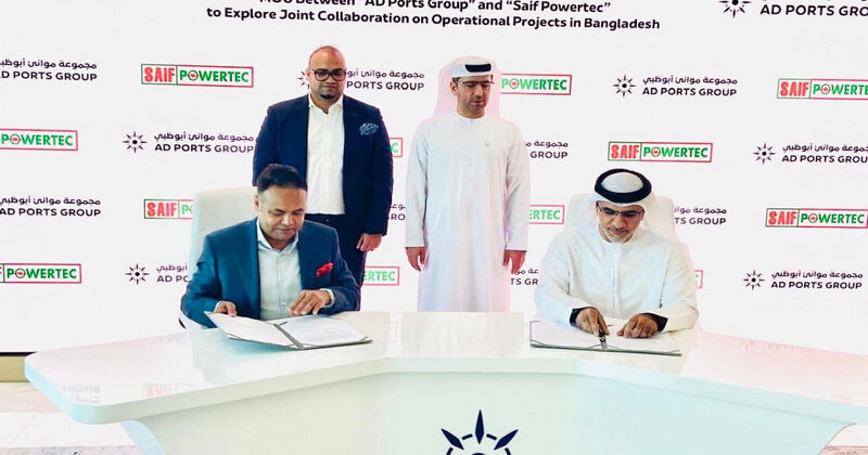 Saif Powertec, AD Ports Group team up for development for ports, container depots, logistics facilities
