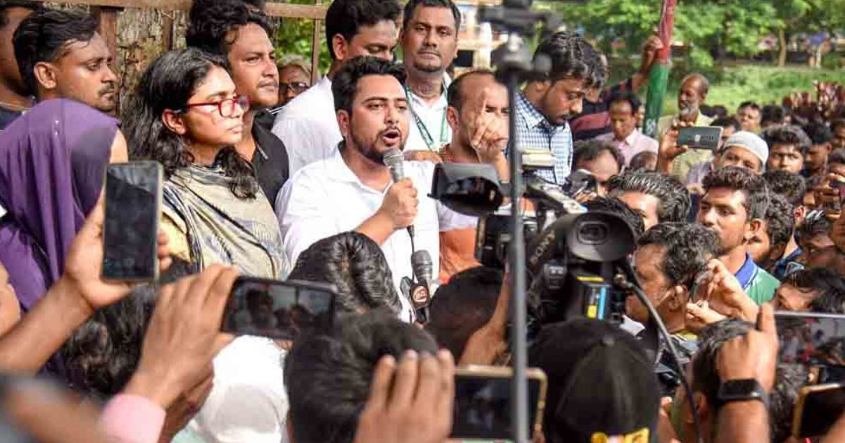 July movement not just about power changeover: Nahid