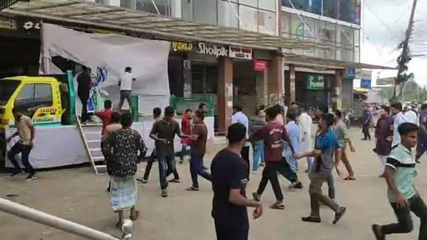 BNP men vandalise NCP rally stage in Cox’s Bazar