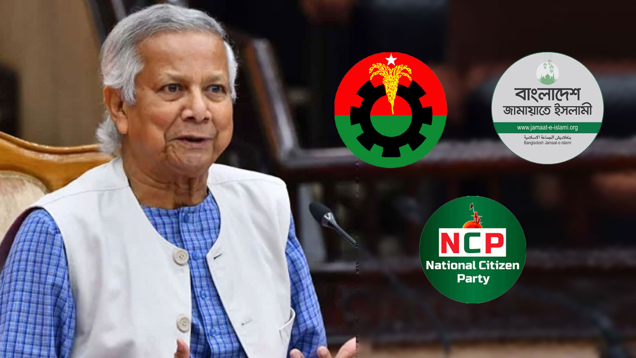 Yunus meets three major political parties today to discuss polls, renewed tensions